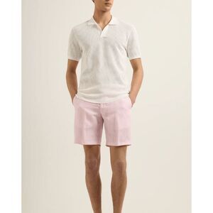 Orlebar Brown Rodeo Pink Norwich Linen Tailored Fit Shorts Men's Size 28